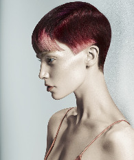 Стрижка боб с креативным окрашиванием