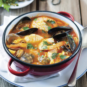 Суп с морепродуктами