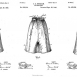 Схема велосипедной юбки, прилагаемая к патенту, США, 1896 г.