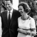 Король Бельгии Бодуэн I и королева Фабиола, 1969 год. Королева c сумкой Chanel 2.55