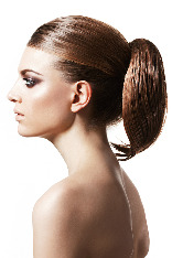 Причёска хвост