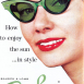 Реклама очков марки Ray Ban 1950-е годы