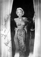  Марлен Дитрих в голом платье Жана Луи