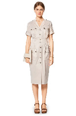 Платье в стиле сафари