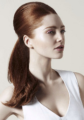 Причёска хвост в стиле 60-х