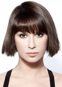 Модные прически с челкой