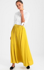 Модный цвет 2018 - жёлтый. Юбка NAF NAF