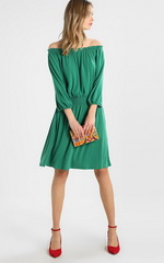 Модный цвет 2018 - зелёный. Платье Gap