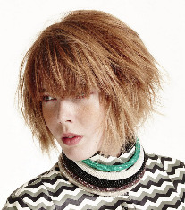 Взъерошенные короткие прически 