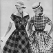 Платья в клетку виши. Журналы мод, 1955 год