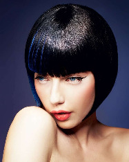 Стрижка боб с креативным окрашиванием