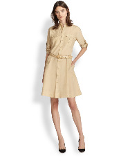 Платье в стиле сафари