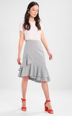 Юбка с воланами Banana Republic