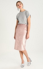 Юбкас металлическим блеском Mint Velvet