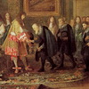Художник Франс ван дер Мейлен. Людовик XIV принимает иностранных послов, 1663 г.