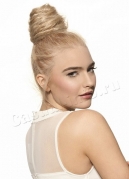 Высокий пучок на длинные волосы