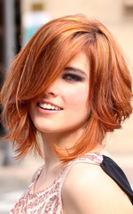 Модные прически на средние волосы с зоной разной длины Модные прически на средние волосы с зоной разной длины