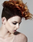 Модные прически ирокез и панковский начес