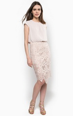 Кружевная юбка-карандаш и блузка Кружевная юбка-карандаш и блузка