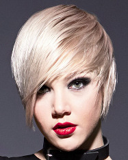 Стрижка удлиненный боб