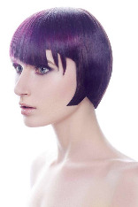 Стрижка боб с креативным окрашиванием