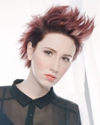 Модные прически . Ирокез и панковский начес