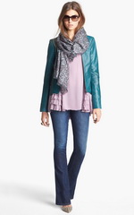 Креативное сочетание фиолетовых оттенков 