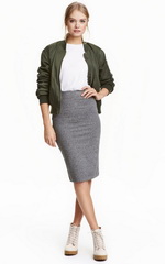 Юбка-карандаш. Образы в спортивном стиле Юбка-карандаш. Образы в спортивном стиле