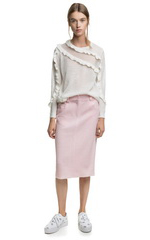 Юбка-карандаш в спортивном стиле Юбка-карандаш в спортивном стиле