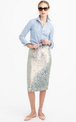 Юбка-карандаш в стиле диско Юбка-карандаш в стиле диско