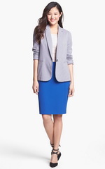 Юбка-карандаш яркого насыщенного цвета Юбка-карандаш яркого насыщенного цвета