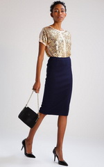 Юбка-карандаш. Вечерние образы Юбка-карандаш. Вечерние образы