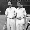Рене Лакост и английский теннисист Банни Остин, 1928 г.