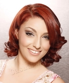 Локоны на средние волосы