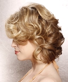 Локоны на средние волосы