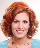 Локоны на средние волосы