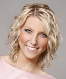 Локоны на средние волосы