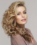 Локоны на длинные волосы в стиле 70—80-х годов