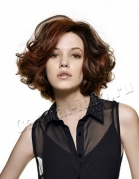 Локоны на средние волосы