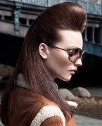 Причёски с начёсом