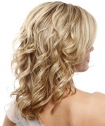 Локоны на средние волосы