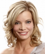 Локоны на средние волосы