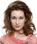 Локоны на средние волосы