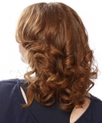 Локоны на средние волосы